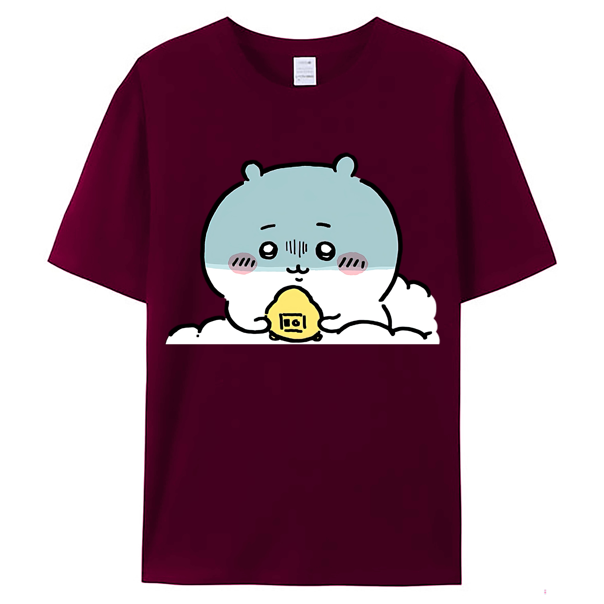 （画像用） ちいかわ ちいかわ Chii-kawa chiikawa レディースカジュアルプリントTシャツ（綿100％）
